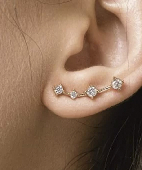 گوشواره صورت فلکی فروردین دفینه Dafineh کد EJ1124