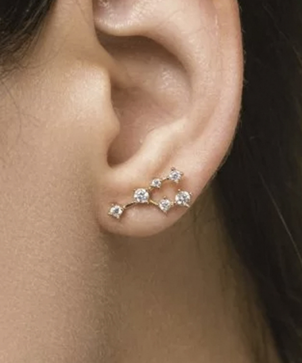 گوشواره صورت فلکی اردیبهشت دفینه Dafineh کد EJ1125