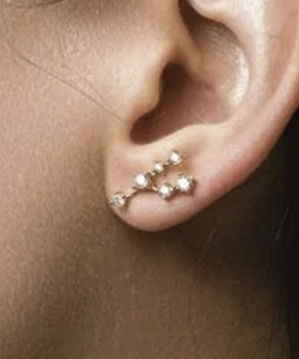 گوشواره صورت فلکی اردیبهشت دفینه Dafineh کد EJ1125
