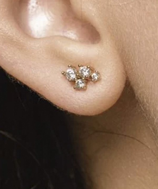 گوشواره صورت فلکی اسفند دفینه Dafineh کد EJ1135