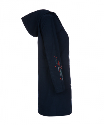 کاپشن زنانه بلند کلاه دار جین وست Jeanswest