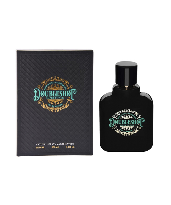 ادوپرفیوم مردانه دابل شات Doubleshot مدل Super Power حجم 100 میلی‌لیتر