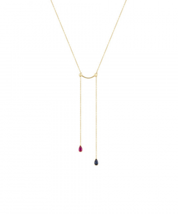 گردنبند لعل درریس Doris کد P1199