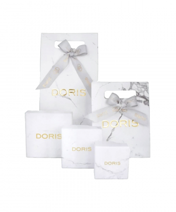 گوشواره بنفشه آفریقایی درریس Doris کد P1200