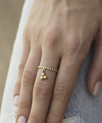 انگشتر گوارسه سه دایره کالکشن حوض نقاشی درریس Doris کد P1310