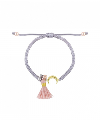 دستبند ماه بافت با منگوله درریس Doris کد P1193