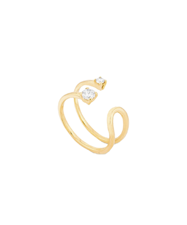 انگشتر رها سو دو نگین کیا گالری Kia Gallery کد RM382