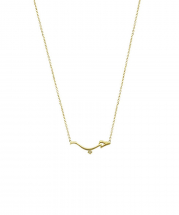 گردنبند حب کشیده نگین دار درریس Doris کد P1062