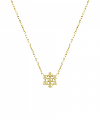 گردنبند 6 ضلعی گل کالکشن حوض نقاشی درریس Doris کد P1356