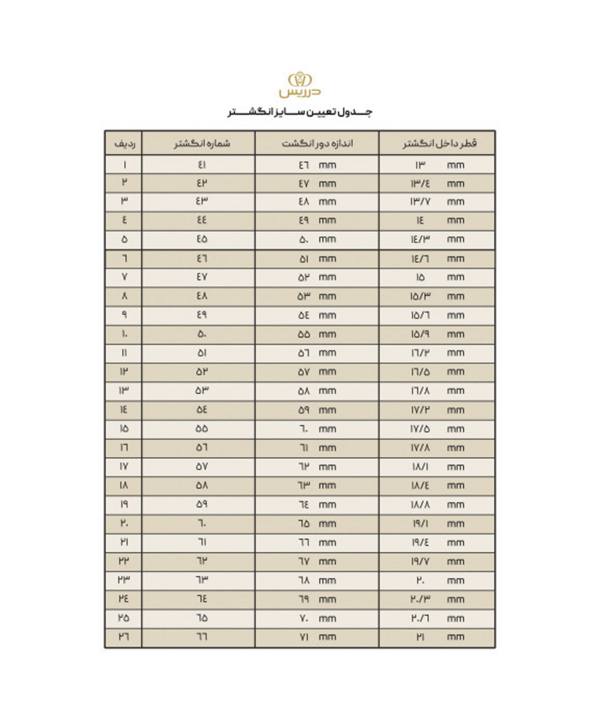 انگشتر گوارسه با آویز مستطیل درریس Doris کد P1348