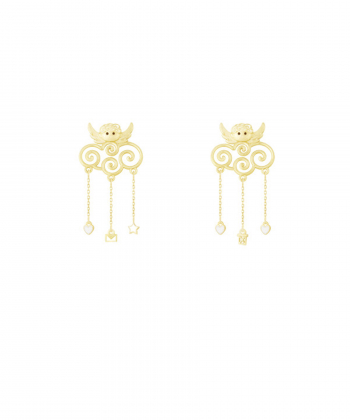 گوشواره فرشته ابرها از کالکشن قصه پریان درریس Doris کد P2078