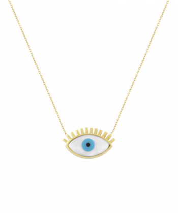 گردنبند  چشم زخم  مارکیز مژه دار درریس Doris کد P1442