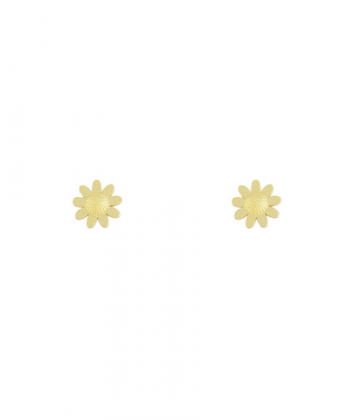 گوشواره گل وسط دامبله شیاردار کالکشن حوض نقاشی درریس Doris کد P1378