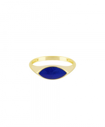 انگشتر مارکیز آبی کاربنی لالی پاپ درریس Doris کد P1585