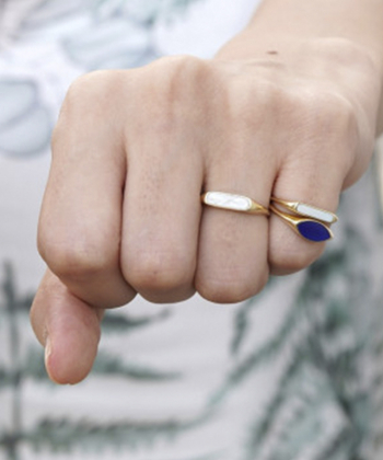 انگشتر مارکیز آبی کاربنی لالی پاپ درریس Doris کد P1585