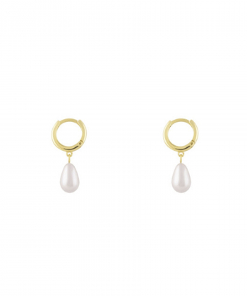 گوشواره روکو با مروارید اشکی درریس Doris کد P1628