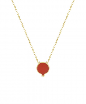 گردنبند انار اینمل قرمز درریس Doris کد P1716