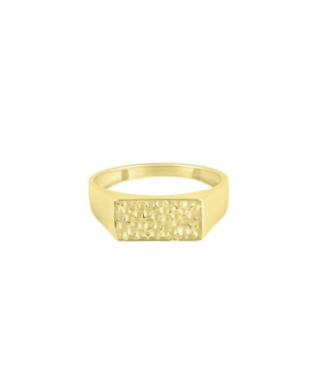 انگشتر پینکی مستطیل بزرگ کالکشن مانگ درریس Doris کد P1479