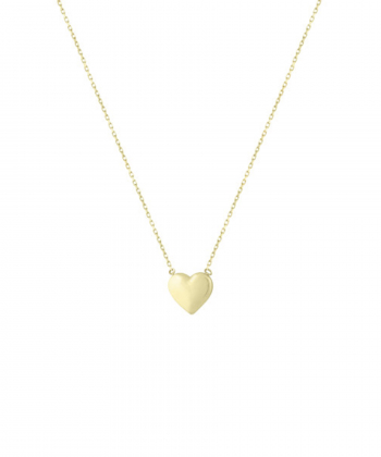 گردنبند قلب نیم دامبله درریس Doris کد P1052