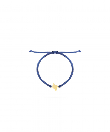 دستبند نقشه ایران با بافت سرمه ای درریس Doris کد P2010