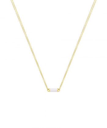 گردنبند زنجیری Mini White Bella درریس Doris کد P2655