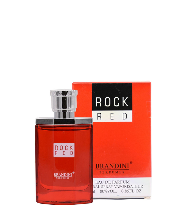 عطر جیبی مردانه برندینی Brandini مدل Rock Red حجم 25 میلی‌لیتر