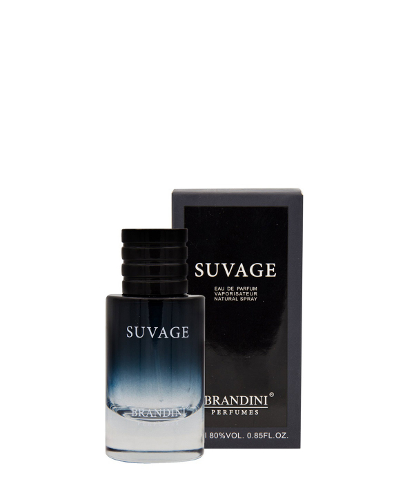 عطر جیبی مردانه برندینی Brandini مدل Suvage حجم 25 میلی‌لیتر