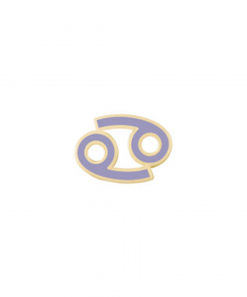 آویز میناکاری بنفش تیر درریس Doris کد P2891