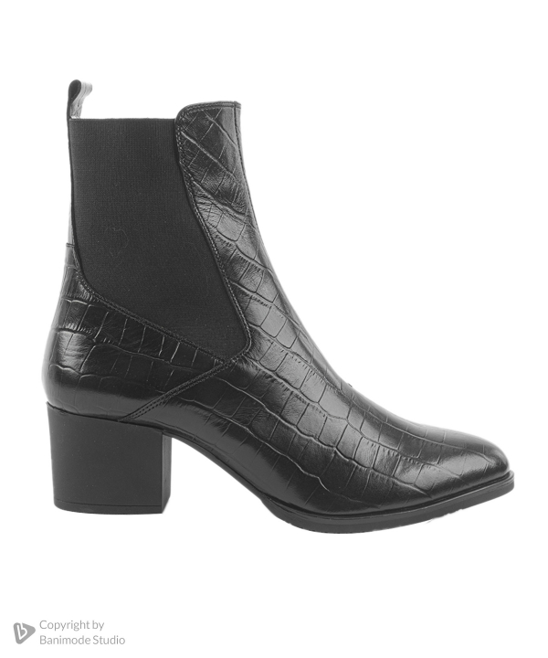 نیم بوت زنانه چرم طبیعی مارال چرم Maral Leather مدل برانکا