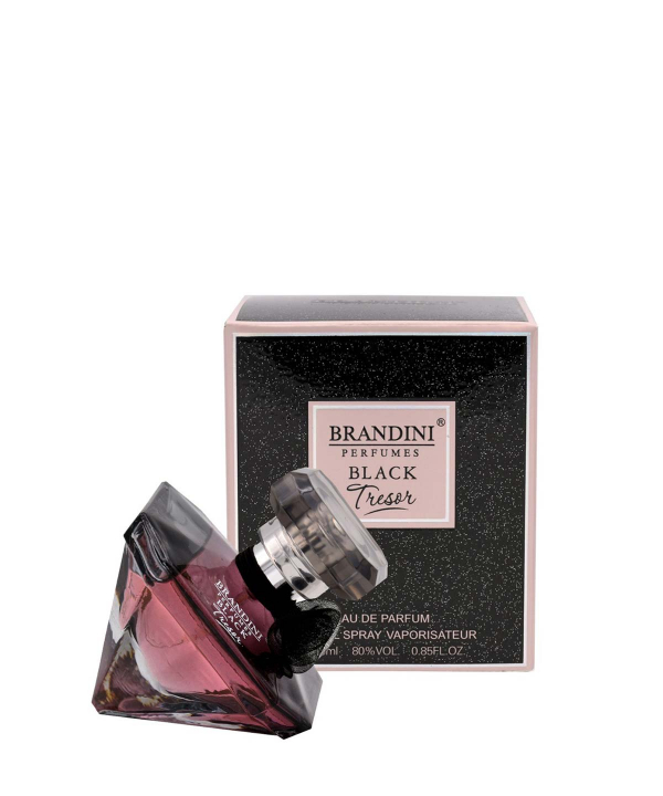 عطر جیبی زنانه برندینی Brandini مدل Tresor Black حجم 25 میلی‌لیتر