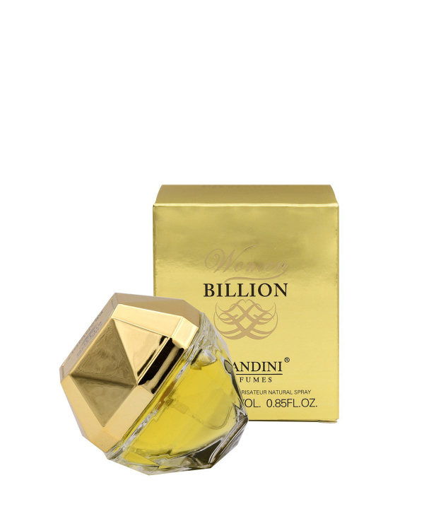 عطر جیبی زنانه برندینی Brandini مدل Billion Women حجم 25 میلی لیتر