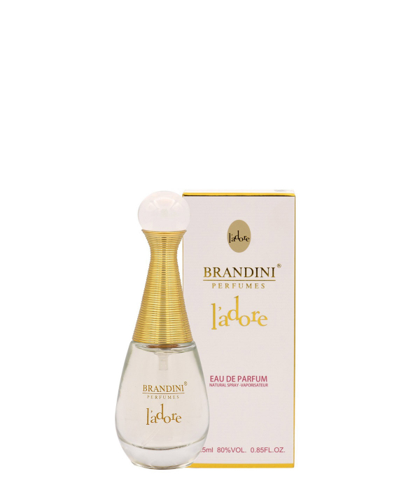 عطر جیبی زنانه برندینی Brandini مدل LAdore حجم 25 میلی‌لیتر