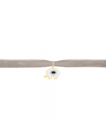 دستبند سینتا آویز چشم و نظر فیل درریس Doris کد P2521