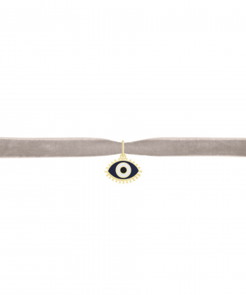 دستبند سینتا آویز چشم وینک مژه دار درریس Doris کد P2522