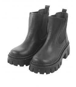نیم بوت زنانه چرم طبیعی مارال چرم Maral Leather مدل آگاتا