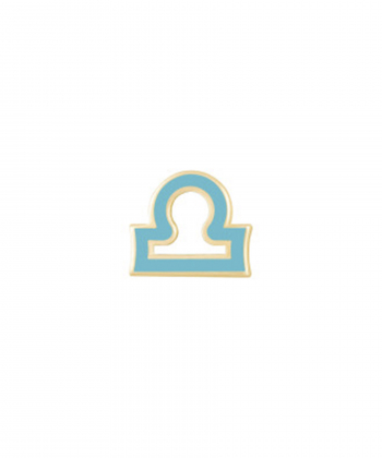 آویز میناکاری آبی مهر درریس Doris کد P2933