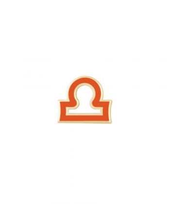 آویز میناکاری نارنجی مهر درریس Doris کد P2934