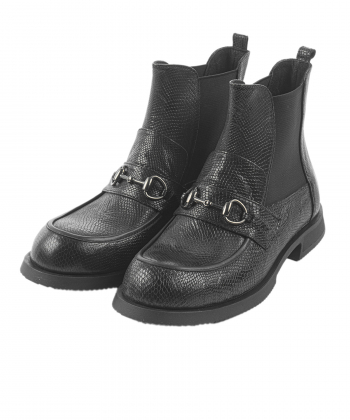 نیم بوت زنانه چرم طبیعی مارال چرم Maral Leather مدل جیانا