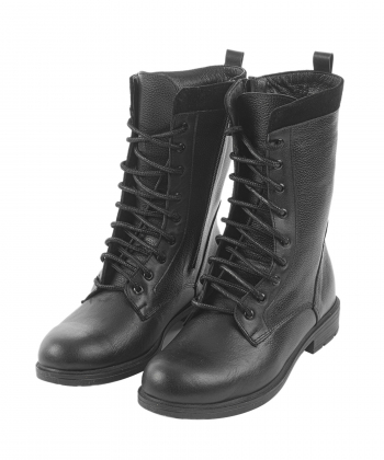 نیم بوت زنانه چرم طبیعی مارال چرم Maral Leather مدل آگوستینا