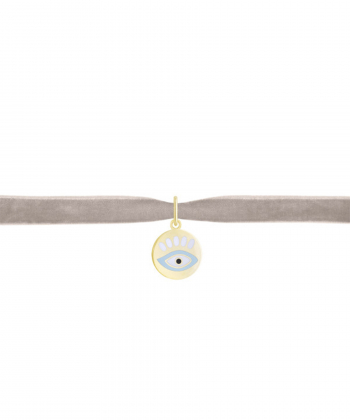 دستبند سینتا آویز دایره چشم مالاکیو درریس Doris کد P2530