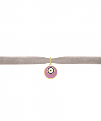 دستبند سینتا آویز دایره وینک صورتی درریس Doris کد P2534