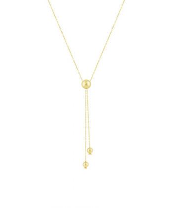 گردنبند گوی با دو آویز دو انار سه بعدی درریس Doris کد P1770