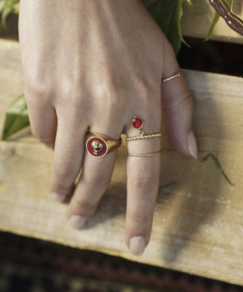 انگشتر ساده پیچی درریس Doris کد P1774