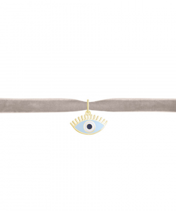 دستبند سینتا آویز مالاکیو مژه دار فیروزه ای درریس Doris کد P2544