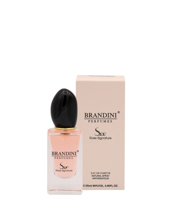 عطر جیبی زنانه برندینی Brandini مدل See Rose Signature حجم 25 میلی‌لیتر