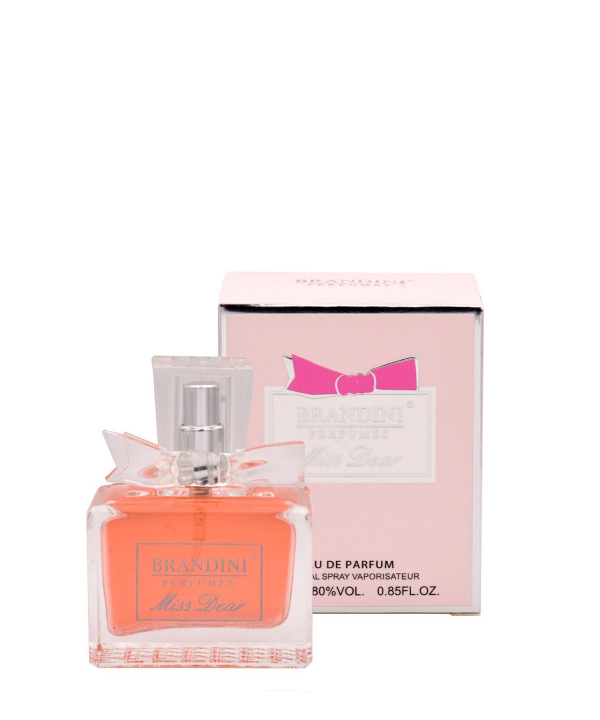 عطر جیبی زنانه برندینی Brandini مدل Miss Dear حجم 25 میلی‌لیتر