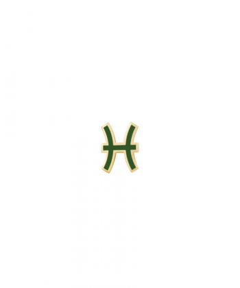 آویز میناکاری سبز اسفند درریس Doris کد P2757