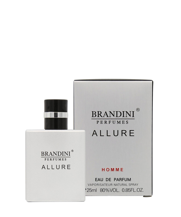 عطر جیبی مردانه برندینی Brandini مدل Allure حجم 25 میلی‌لیتر