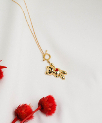 گردنبند حلقه و محور دایره ژوبین درریس Doris کد P3182