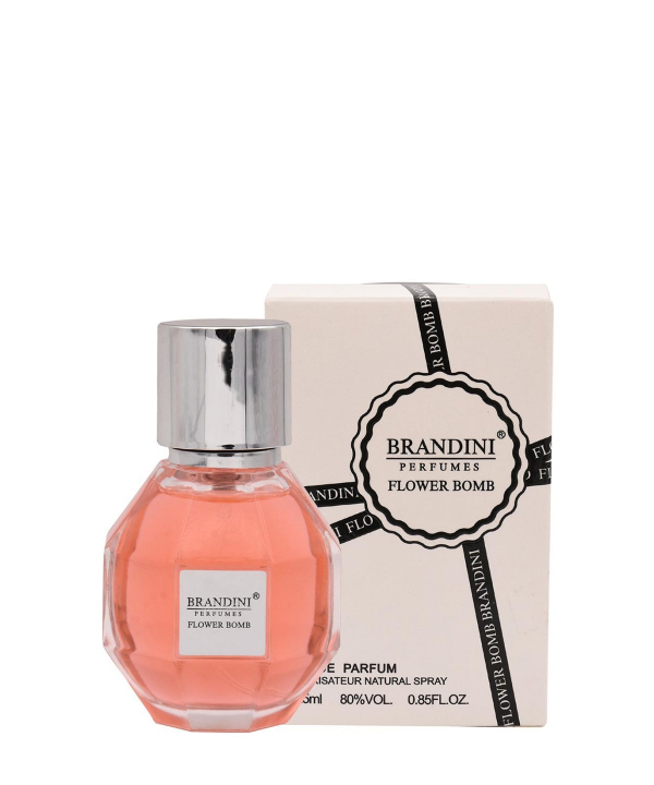 عطر جیبی زنانه برندینی Brandini مدل Flower Bomb حجم 25 میلی‌لیتر